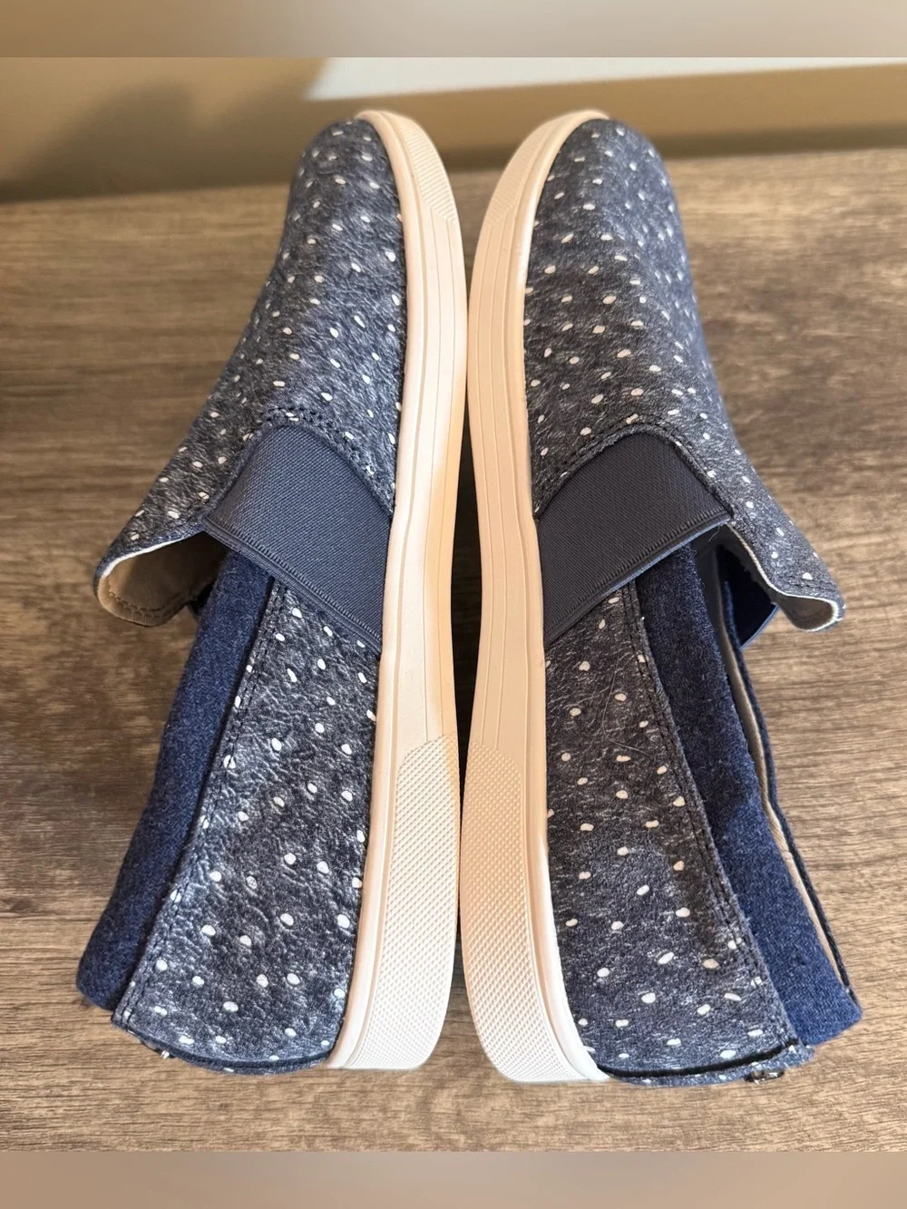 Spenco Santa Cruz Blue Ostrich Slip On Casual Shoes Women’s Size 8 Orthotic